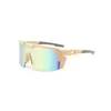 Gafas de Sol Deportivas Integradas para Ciclismo Gafas de Sol Resistentes al Viento Color Deslumbrante Recubiertas Gafas para Correr Bicicleta de Montaña U