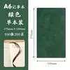 Caderno com Logo Impresso, Livro de Registros de Couro Macio para Escritório, Conjunto em Caixa de Presente, Caderno de Aparência Sofisticada com Fecho Magnético