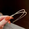 Exquisita Diadema Pinza para el Cabello con Lazo de Pedrería Estilo Hada Diadema de Cristal Francesa Diadema Coreana Simple Elegante Retro