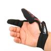Transpirables y Cómodos Guantes de Pesca de Línea de Control para Caña de Lanzar Luya de Doble Dedo Lanzar Sanda Pesca Exterior Protección para Dedos Guantes de Dos Dedos