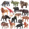 Simulación Realista de Modelos de Animales Salvajes: Tigre, Elefante, Hipopótamo, León, Jirafa, Adornos de Micro Paisajismo