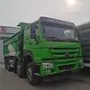 Comercio Exterior Exportación a Sudeste Asiático y África Camión Volquete Trasero de Segunda Mano Howo Camión Volquete Trasero para Movimiento de Tierras 375 371 Camión Volquete