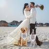 Amazon AliExpress venta caliente mascota DIY toalla triangular toalla babero perro boda toalla triangular babero mascota