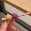 Presilhas de Cabelo Coloridas de Alta Qualidade Estilo Coreano com Laços Laterais Delicados, Grampos Dopamina Fofos para Mulheres