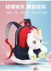 Mochila Infantil Personalizada Nova Mochila de Um Cavalo Jardim de Infância Desenho Animado Boneca de Pelúcia Mochila Escolar Leve