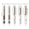 Wm Extractor de Alambre Roto Mango Hexagonal 5 Piezas Cabeza Sencilla Tornillo Diente Deslizante Herramienta Extractor de Cabeza Rota