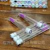 Cepillos Desechables para Pestañas Empacados en Tubo al por Mayor, Portátiles con Pedrería, Peines para Pestañas Empacados Individualmente, Cepillos para Maquillaje de Cejas, Cepillos para Pestañas
