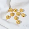 Tienda de Oro Mismo Estilo Dorado Vietnamita Loto de Arena Cuentas Espaciadoras Accesorios Cuentas Redondas Cuentas Sueltas Pulsera de Cristal Hecha a Mano DIY Materiales