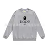 Sudadera con Capucha de Manga Larga Estampado de Camuflaje con Letras, Holgada, Cuello Redondo, Moda Otoño e Invierno, Nueva para Hombre y Mujer
