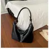 2026 Nueva Moda Ins Estilo Coreano Retro Color Sólido Versátil Bolso de Hombro Cruzado Casual para Mujer para el Trabajo y los Viajes Diarios