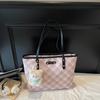 Bolso Tote de Gran Capacidad para Mujeres que Viajan al Trabajo 2025 Verano Nuevo Moda Retro Bolso de Hombro Suegra Bolso a Cuadros