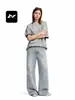 Elegantes y versátiles jeans acampanados rasgados de estilo retro para hombres y mujeres, casuales y modernos, con efecto adelgazante y diseño de largo hasta el suelo