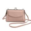 2023 Nueva Bolsa Mensajera Móvil Gran Capacidad Bolso de Hombro para Mujer Moda Bolso de Mujer Estilo Coreano Fresco Color Sólido Bolso de Noche