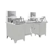 Máquina llenadora de cápsulas de chapa galvanizada semiautomática Supergroup TSP-400 máquina llenadora de polvo de cápsulas duras cabello liso