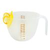 Taza medidora de filtro directo de fábrica de gran capacidad con escala tazón para filtrar tendones de líquido de huevo filtro de huevo tazón para mezclar espuma de huevo