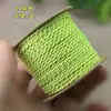 Cuerda de mano tejida con hilo de algodón con adición de oro de 1.8 mm, cuerda para jugar Wen, no elástica, resistente al desgaste, cuerda DIY, borla de bodhi, punta