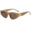 Gafas de sol de moda Yingling para mujer, huecas, montura pequeña con forma de B, gafas de sol retro ojo de gato, estilo personalidad INS, venta rápida transfronteriza