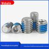 M3M4M5M6M 8 aço inoxidável 304 sextavado dispensador extremidade plana aperto parafuso anti-solta anti-queda máquina m fio superior