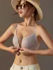 Sujetador push-up de cierre frontal para niñas, estilo fino de verano, hace que los senos grandes parezcan más pequeños, sin varillas, sin costuras, junta los senos laterales, previene la flacidez