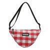 Bolso cruzado de triángulo para mujer 2024 nuevo ins moda callejera japonesa a cuadros moda casual bandolera fabricantes venta al por mayor