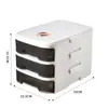 Caja de Huevos para Mantener Frescos en el Refrigerador, Caja de Almacenamiento de Huevos de Plástico de Grado Alimenticio, Tipo Cajón, Gran Capacidad, Rodamiento Automático
