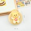 Peine de Cojín Lindo Oso de Dibujos Animados Peine de Cápsula de Aire Suave Corazón de Niña Linda Peine Portátil para el Cabello de Niña Mini Peine