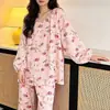 Pijama de Algodón y Seda Estilo Perezoso para Mujer 2026, Conjunto de Pijama Delgado de Manga Corta sin Botones, Ropa de Casa Holgada Estilo Chino