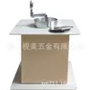 Mesa elevatória de tatami e de sala Shimei manual grande de alumínio 250 (grão de madeira)