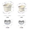 Cubo de Baño para Bebé de Plástico Cubo de Baño para Recién Nacido Tamaño Grande Cubo de Baño para Bebé Bañera Engrosada Hogar Tamaño Grande Bebé