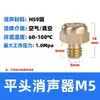 Válvula de Control Direccional Solenoide Silenciador de Aceleración de Cobre Conector de Múltiple Punta de Manguera BSL Silenciador de Cabeza Plana