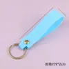 Llavero de silicona personalizado logo publicitario texto creativo diy personalizado al por mayor pulsera de silicona