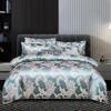 Novo conjunto de quatro peças de cetim jacquard cama de luxo leve conjunto de quatro peças lençol conjunto de 4 peças capa de edredom de comércio exterior fronha conjunto de três peças