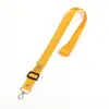 Cordão para Celular Transversal Cor Sólida Cordão de Pescoço para Crachá de Trabalho Cartão Escolar Cordão de Pescoço para Garrafa de Água com Transferência Térmica Crachá de Nome Venda por Atacado