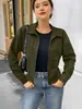 Nueva Chaqueta Blazer Larga de Gamuza con Cremallera para Mujer Otoño/Invierno 2026 Transfronteriza Europea y Americana