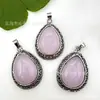 Suministro Exclusivo Transfronterizo Piedra Natural Retro Desgastado Colgante de Gota de Agua Accesorios de Comercio Exterior Collar