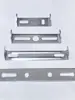 Lámpara Colgante Lámpara de Techo Base en Forma de U Base de Soporte Metálico Semi-I Placa Base de Hierro Placa de Fijación para Colgar en Pared/Techo Tira Trasera de Fijación