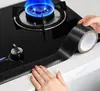 Fita Espessa de Fibra de Carbono para Frestas de Fogão e Pia de Cozinha, Resistente a Altas Temperaturas, À Prova d'Água, À Prova de Óleo, Autoadesiva, À Prova de Mofo, Fita de Vedação de Juntas