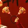 Duoyang Año Nuevo 2026 Creativo Primavera Globo Diadema Pasador Día de Año Nuevo Festivo Divertido Foto Regalo