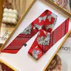 Bufanda de Seda de Doble Cara Bicolor Pequeña Larga para Mujer Lazo para Bolso Cinturón para el Cabello Corbata Fina Estrecha Asa de Corbata Bufanda Cinta Larga Retro