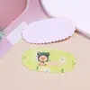 Parche Ovalado de Acrílico con Estampado de Oso de Dibujo Animado Popular DIY Accesorios para el Cabello Pinza Lateral Collar Funda de Teléfono Móvil Agujero en Zapatos