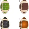 Artesanía de Madera Nueva Transfronteriza Colgante Súper Taza de Rugby Personalizado Creativo Decoración Insignia Decoración de Competición