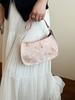 Bolso de Encaje de Mariposa de Alta Apariencia 2025 Nuevo Verano Lujo Ligero para Niña Bolso Textil de Hombro/Axila Combinable