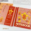Coleção de cadernos B5 grampeados, páginas pautadas com desenhos fofos grampeados, diário de estudante, caderno planejador