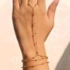 Joyería Transfronteriza Europea y Americana Multicapa Cadena Fina Simple Pulsera Entrelazada Set para Mujer Metal Lujo Ligero Sensación de Alta Gama