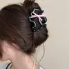 Presilha de Laço de Cachorro com Bolinhas para Mulheres 2025 Novo Estilo Cabelo Meio Preso Presilha Tubarão Presilha de Cabelo Acessórios de Cabelo na Parte de Trás da Cabeça