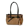 Bolso Tote Vintage Versátil Exquisito para Mujer Otoño 2026 Nuevo de Moda Gran Capacidad Gamuza Simple Bolso de Hombro/Axila