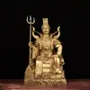 Adornos de Estatua Gandang de Piedra Taishan de Latón para Sala de Estar Entrada Porche de Entrada Enviar Casa Nueva Tienda de Empresa para Eserving