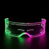 Gafas con Tecnología de Emisión de Luz LED, Fiesta de Festival de Música Baile Punk Gafas Luminosas de Acrílico, Productos Transfronterizos
