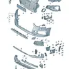 8V5807183/8V5807184 es adecuado para soportes de parachoques delantero de Audi A3 14