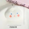 Lindo broche de peluche de animal de dibujos animados, accesorio para estudiantes de primaria, colgante para mochila, accesorio de pin para ropa